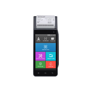 Android портативный мобильный NFC Smart Pos терминал с принтером считыватель карт оплата pos машина сенсорный экран Android - Product Image 1