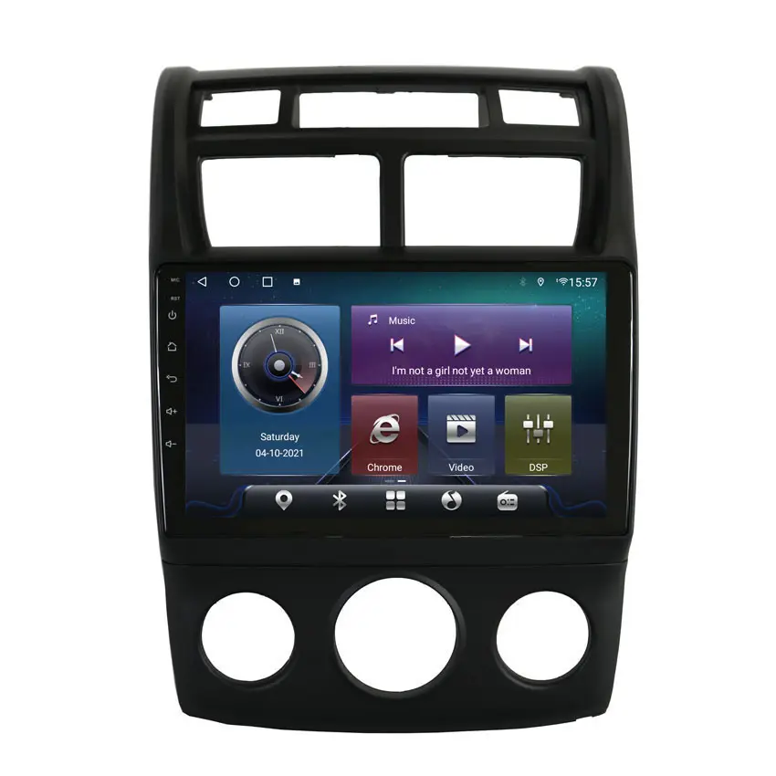 مشغل أقراص DVD للسيارة يدعم نظام أندرويد ووحدة معالجة بيانات الجيل الرابع بعدد 8 أنوية للسيارة KIA Sportage أوتو راديو متعدد الوسائط للسيارة بنظام تحديد المواقع والملاحة سماعة رأس راديو صوت ستريو