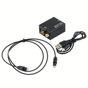 Adaptador convertidor de audio coaxial a RCA analógico Toslink SPDIF óptico digital - Product Image 1