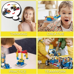 Hot Selling STEM <strong>Science</strong> and Education Particle <strong>Building</strong> <strong>Blocks</strong> Machinery DIY Assembly Engineering <strong>Building</strong> Bricks Toys for Kids - Product Image 3