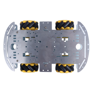 Tscinbuny Mecanum Wheel Doppels chicht Auto-Chassis aus Aluminium legierung für Arduino Smart Robot Car - Product Image 2
