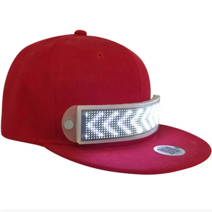 Advertising Party Night Running Adjustable Flashing <strong>Display</strong> <strong>Message</strong> Animated <strong>Bluetooth</strong> Led Sign Baseball Advertising Caps - Product Image 5