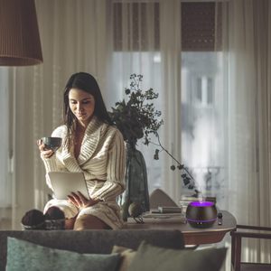500ml Electric Essential Oil <strong>Diffuser</strong> <strong>With</strong> Wood Grain Aroma 12 Hours <strong>Timer</strong> Cool Mist <strong>Humidifier</strong> for Large Rooms US Plug - Product Image 5
