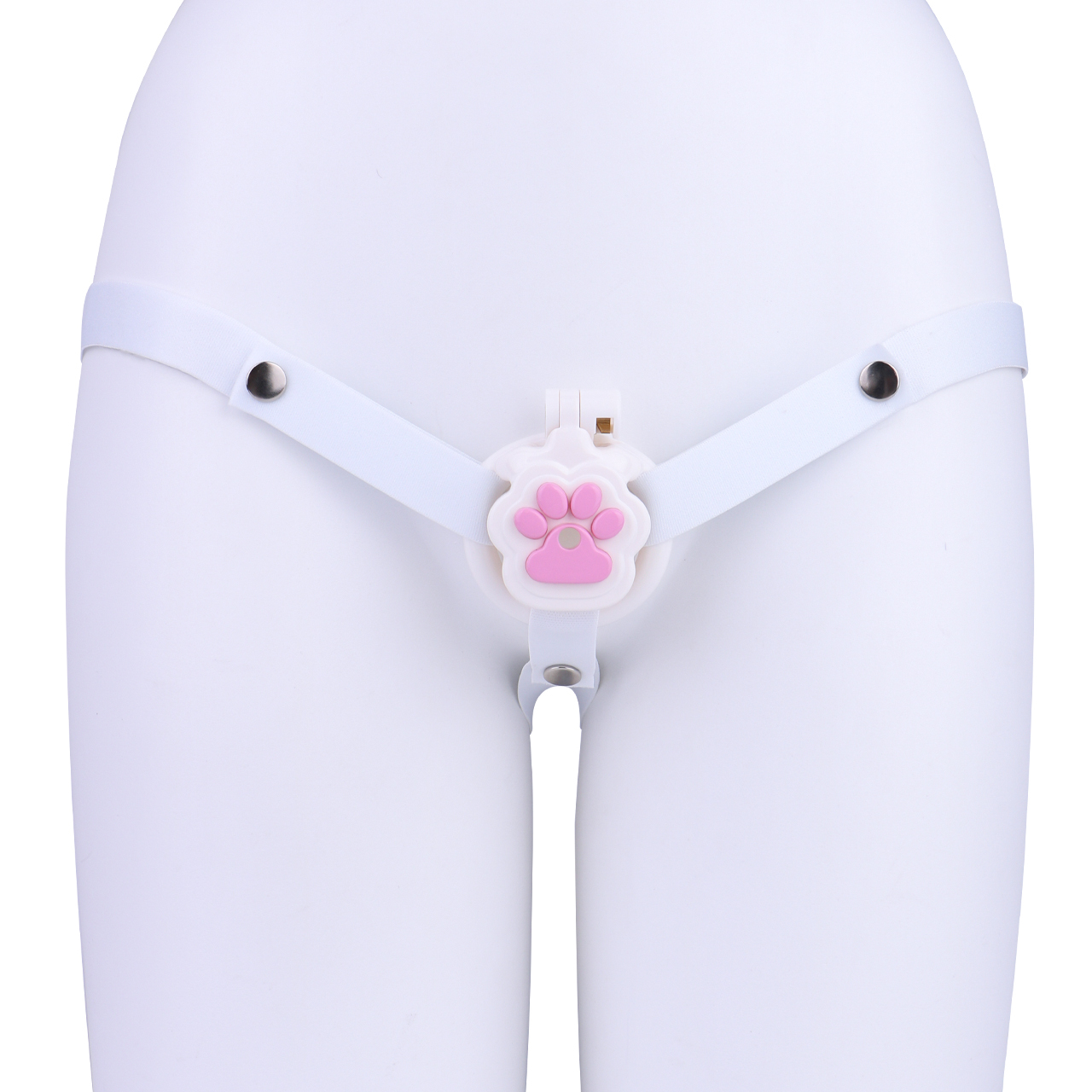 AS-123 cage blanche + ceinture blanche