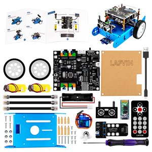 Nuovo motore 2Wd Kit di telaio per auto intelligente Robot e velocità Encoder scatola batteria con 2 motori programmabili Kit per auto intelligente Robot - Product Image 1
