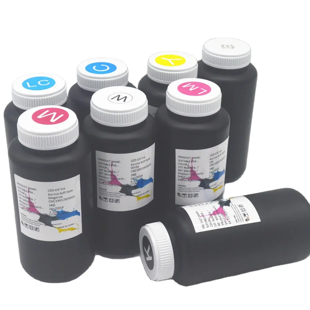 Siebdruck UV-Lack LED-Tinte UV-DTF-Tinten härtung lampe Harte starre UV-Tinten für Epson DX5 XP600 TX800
