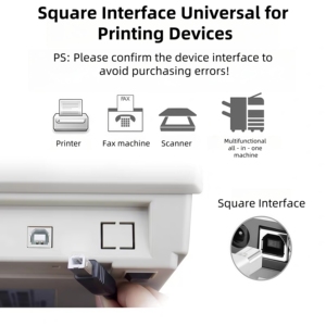 LETONDA yüksek hızlı USB veri kablosu a erkek B erkek konektörler yazıcı ve tarayıcı bağlantı bilgisayar ve yazıcı/tarayıcı - Product Image 4