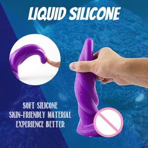 SEXBAY Can Customize Threaded Dildos <strong>Large</strong> Suction Cups Liquid Silicone Penises for Women with Alien Monster <strong>Phallus</strong> - Product Image 3