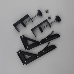Ergonomische Schiebe tastatur ablage Eisen klapp regal halterung mit Dreieck-Design für den <span class=keywords><strong>Computer</strong></span> gebrauch