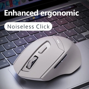 Vendita calda in stile infico DR6 2.4G wireless 5.0/4.0 Tri-modalità di ricarica muta da ufficio da gioco Computer portatile per uso domestico Mouse ricaricabile - Product Image 4