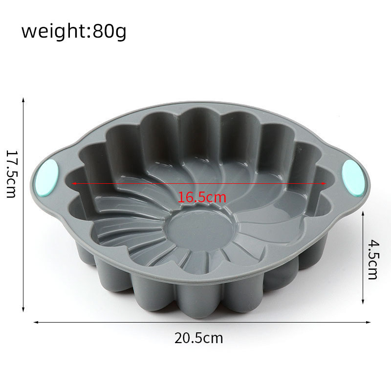 Gray-Sunflower plate