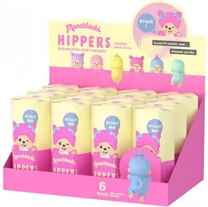 Novedad: Serie MonchhichiHippers Ojos parpadeantes coloridos