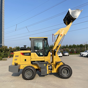 小型1.5吨柴油前端装载机4x4轮式紧凑型建筑机械，带铲斗附件2吨额定负载 - Product Image 3