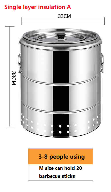silver 20 sticks Single layer insulation