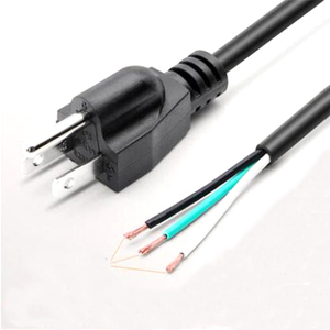 UL listelenen SJT 3PIN 14/3 16/3 18/3 ölçer 15 amper NEMA 5-15P ROJ şerit uç tipi güç kablosu - Product Image 1