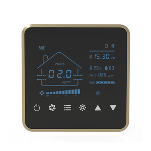 PM2.5 Лос дисплей Wi-Fi вентиляции и кондиционирования контроллер программируемый Modbus Цифровой комнатный термостат для вентиляции - Product Image 1