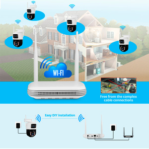 KERUI 6MP 8CH Cámaras NVR Sistema IP WIFI Vigilancia Lente dual Cámara de red NVR Set Monitor Cámara doméstica Sistema DE SEGURIDAD CCTV - Product Image 2