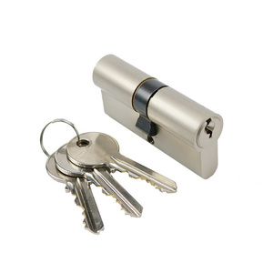 ราคาถูกคู่เปิดล็อคกระบอก70มิลลิเมตรประตูล็อคกระบอกที่มีคีย์ - Product Image 1