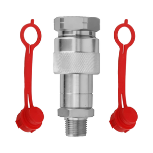 KZE-B 3/8 "NPT 10000 PSI thủy lực nhanh chóng kết nối ngắt kết nối <span class=keywords><strong>Coupler</strong></span> đặt nặng Carbon thép Nam Nữ khớp nối phụ kiện - Product Image 1