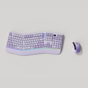 Accesorios de ordenador: teclado ergonómico RGB de 106 teclas, Teclado mecánico inalámbrico para juegos, conexión de modo triple personalizada - Product Image 4