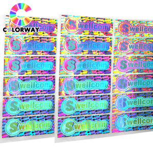 Adhesivo antifalsificación, matriz de puntos, microtexto 3D, holograma personalizado, pegatina de código de seguridad para rascar auténtica con número de serie - Product Image 5