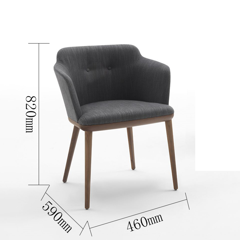 Accoudoir chaise de salle à manger