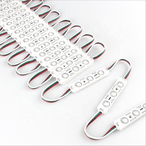 Módulo pixel 4 cables 12 SMD 5050 Magic DMX led 3 Ls s ws2811 winjection inyección RGB LED a todo color - Product Image 1