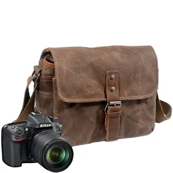 Camera Bag Removeable Padding Box Canvas Messenger Digital Camera Bags