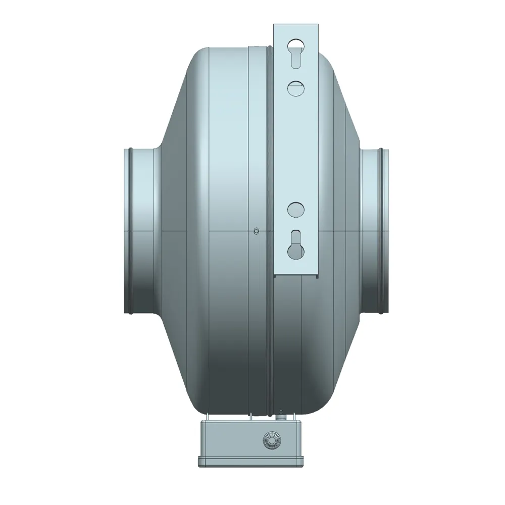 100mm AC Ventilação Industrial Ventilador do duto de metal Estável e confiável para ar comum e exaustão