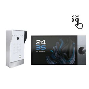 Tuya Smart Villa Solution Video Phone Bell con puerta abierta Smart IP Intercom System Timbre Soporte Panel de control inteligente - Product Image 3