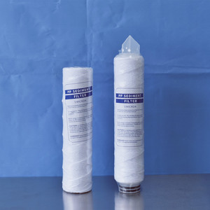 20-Inch 10 Micron <span class=keywords><strong>String</strong></span>-<span class=keywords><strong>Wound</strong></span> Polipropileno (PP) Fios Filtro Cartuchos para Home Retail Tratamento Água Indústria da Construção