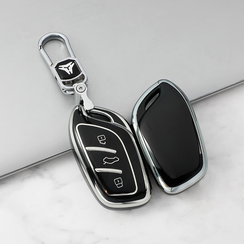 B Black + Key Ring