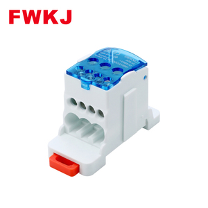 UKK配电Din导轨铜棒块160A 690V UKK-160接线端子块开关柜配电块 - Product Image 4