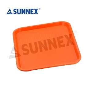 Sunnex耐用PP红色防滑托盘装饰锡金属托盘金属滚动托盘 - Product Image 4