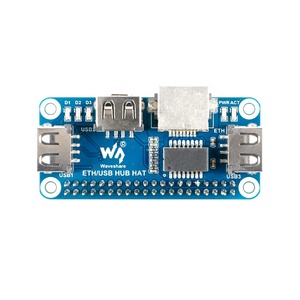 Ethernet/HUB USB HAT modulo scheda di espansione ETH/cappello HUB USB per lampone Pi 1x RJ45 3x USB USB - Product Image 1