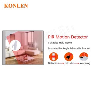 Mini Sensor de movimiento PIR 433Mhz Detector de alarma infrarroja pasiva Alerta de detección de movimiento de intruso inalámbrico EV1527 - Product Image 2