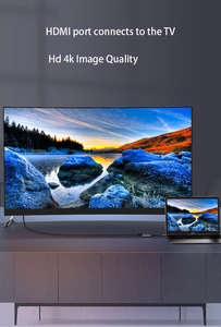 4合1 USB3.0扩展坞usb c至双hdmi适配器多屏幕显示类型-c至hdmi适配器高清4k投影usb c集线器 - Product Image 6