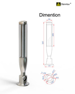 24V 5 Layers Tubi8 <strong>Led</strong> Strobe Warning Light bar for CNC Machine Tool - Product Image 3