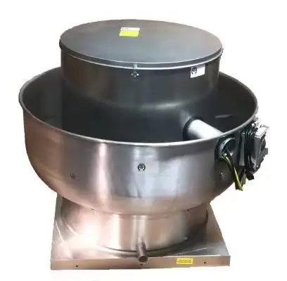 Roof-mounted upblast ventilator exhaust fan food truck use exhaust oil and smoke roof fan