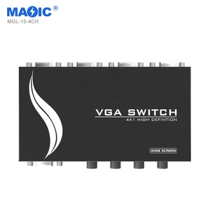 Alta definición 1080P 60Hz Full HD VGA Switch 1440P Bi Direction Video Switcher 4 Entrada 1 Salida para Monitor - Product Image 3