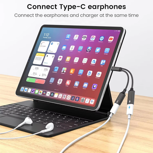 Marka yeni USB tip c M çift tip c F Splitter Y 2 in 1 adaptör kablosu bilgisayar dizüstü cep telefonu için - Product Image 4