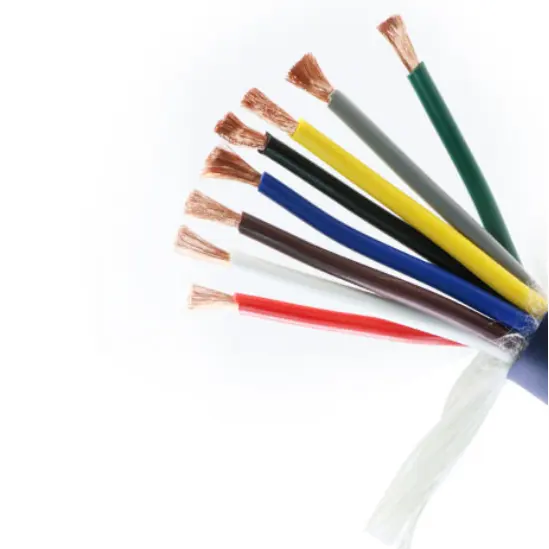 Cable de altavoz de 8 conductores, Audio HiFi, 8x2,5mm, Cable de altavoz profesional de 8 núcleos para cine en casa, Cable de altavoz de 8 núcleos OFC de 2,5mm
