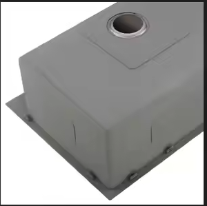 现代设计304SS玻璃单水槽带排水板厂家直销厨房用 - Product Image 2