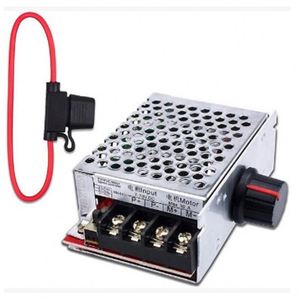 220V to 10-210V 20A SCR <strong>PWM</strong> <strong>Motor</strong> <strong>Speed</strong> <strong>Controller</strong> Governor Voltage Regulator <strong>Speed</strong> Volt Control Switch with Potentiometer - Product Image 1