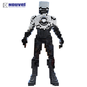 Đồ Trang Trí Nhà Cửa Bằng Thép Không Gỉ Nghệ Thuật Hiện Đại Hình Người Màu Đen Hoặc Màu Vàng Điêu Khắc Hoa Kỳ - Product Image 3