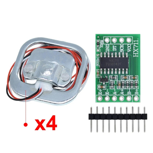 4PCS Human Scale Load Cell <strong>Weight</strong> <strong>Sensors</strong> + HX711 AD Module <strong>Weight</strong> <strong>Sensor</strong> Electronic Scale Weighing Pressure <strong>Sensor</strong> DIY Kit - Product Image 6
