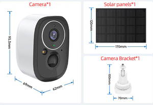 1080P 2MP Mini telecamera per visione notturna Audio bidirezionale movimento umano Tracking impermeabile grandangolare Mini fotocamera solare 4G