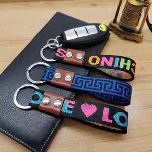 刺绣钥匙扣定制标志刺绣钥匙扣纪念品 - Product Image 6