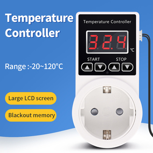 High Precision <strong>Temperature</strong> Controller EU Plug Digital LCD <strong>Display</strong> <strong>Timer</strong> Thermostat Switch With Prob - Product Image 6