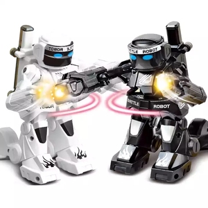 Robot de batalla de detección inteligente RC de 2,4G, Robot DE LUCHA interactivo inteligente de 2 uds con sonido/luz - Product Image 2